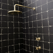 Unlacquered Brass Swivel Shower Head – Luxury Rain Style