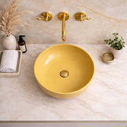 Clayton Unlacquered Brass Wall-Mount Bathroom Faucet – Lever Handles