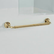 Unlacquered Brass Traditional Towel Bar – 12″ or 24″