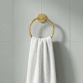 Unlacquered Brass Traditional Towel Ring for Bathroom