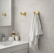 Unlacquered Brass Robe Hook for Bathroom Wall Mount