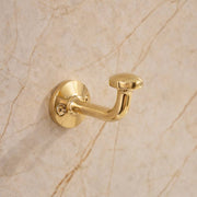 Unlacquered Brass Robe Hook for Bathroom Wall Mount