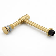 1-1/4" Round Bottle P-Trap – Unlacquered Brass