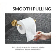Traditional Unlacquered Brass Toilet Paper Holder