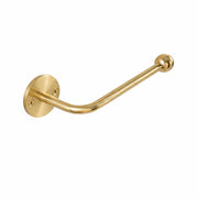 Traditional Unlacquered Brass Toilet Paper Holder