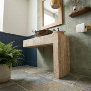 Traditional Unlacquered Brass Toilet Paper Holder