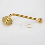 Traditional Unlacquered Brass Toilet Paper Holder