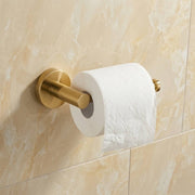 Ashford Unlacquered Brass Toilet Paper Holder – Rounded Design