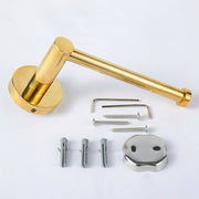 Ashford Unlacquered Brass Toilet Paper Holder – Rounded Design