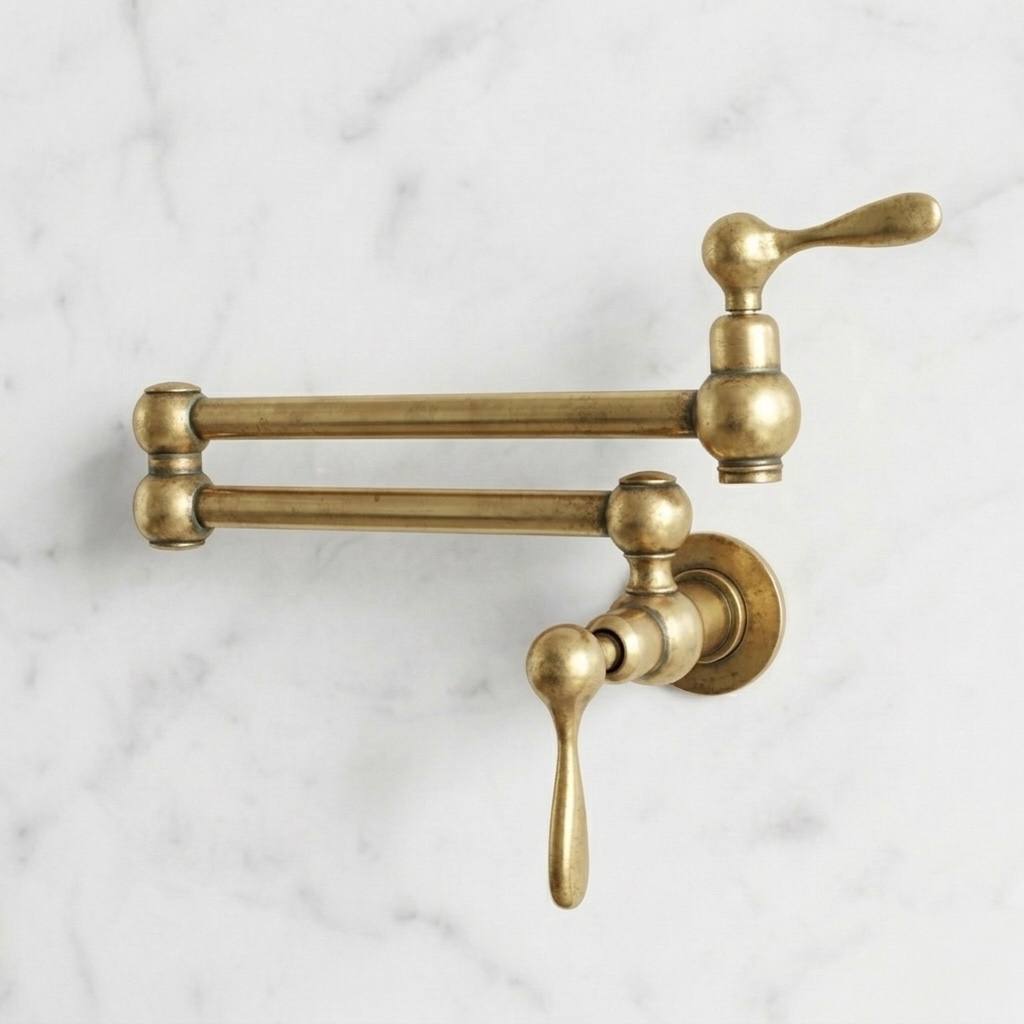 Haven wall-mount pot filler – angled view