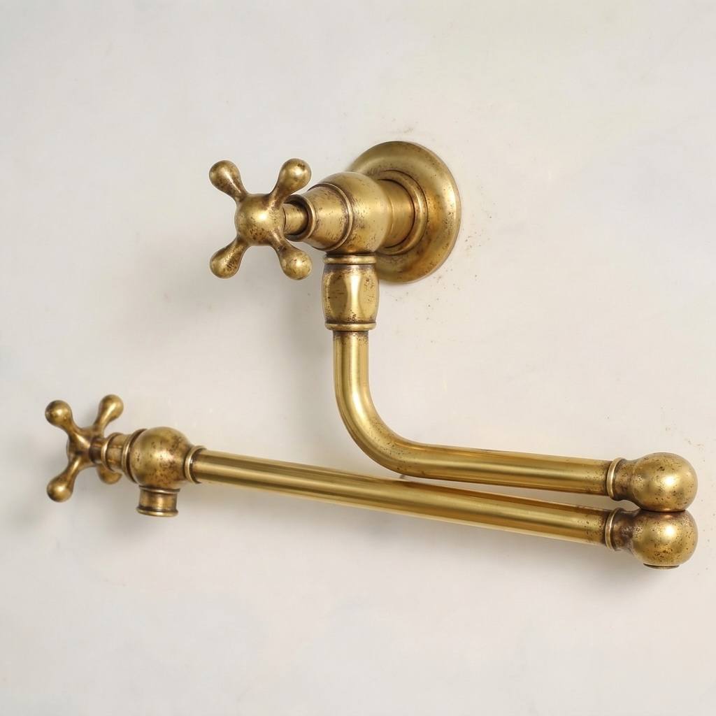 Albany retractable pot filler – angled view