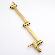 Taous Unlacquered Brass Wall-Mount Pot Filler Faucet – Lever Handles