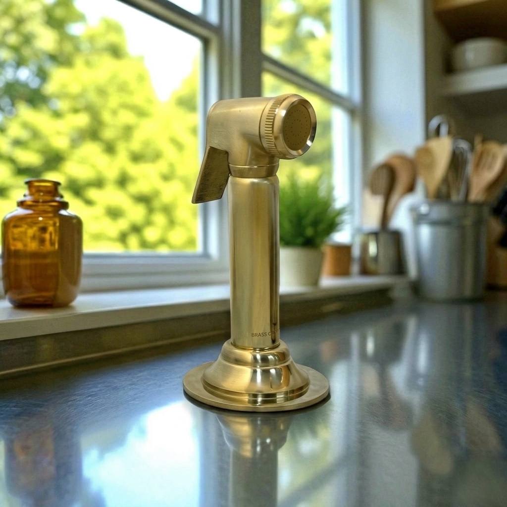 Galian Kitchen Faucet Side Sprayer - installed in a modern kitchen