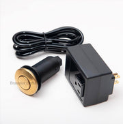 Air Switch Button – Unlacquered Brass