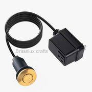Air Switch Button – Unlacquered Brass