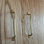Unlacquered Brass Cabinet Pulls for Kitchen & Bathroom