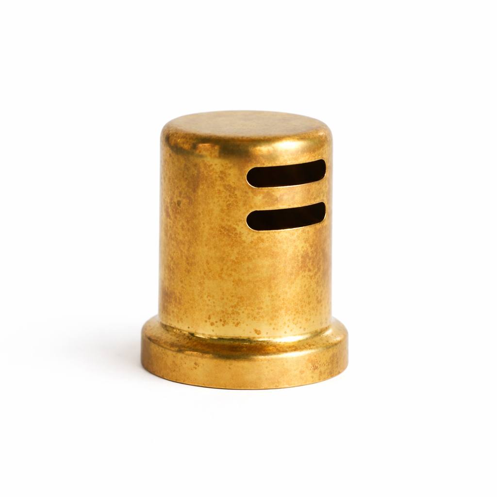 Unlacquered Brass Air Gap Kit for Kitchen Sink