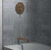 Bano Unlacquered Brass Tub & Shower System with Valve