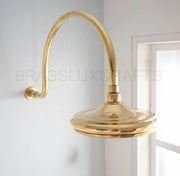 Hayward Unlacquered Brass Rain Shower System