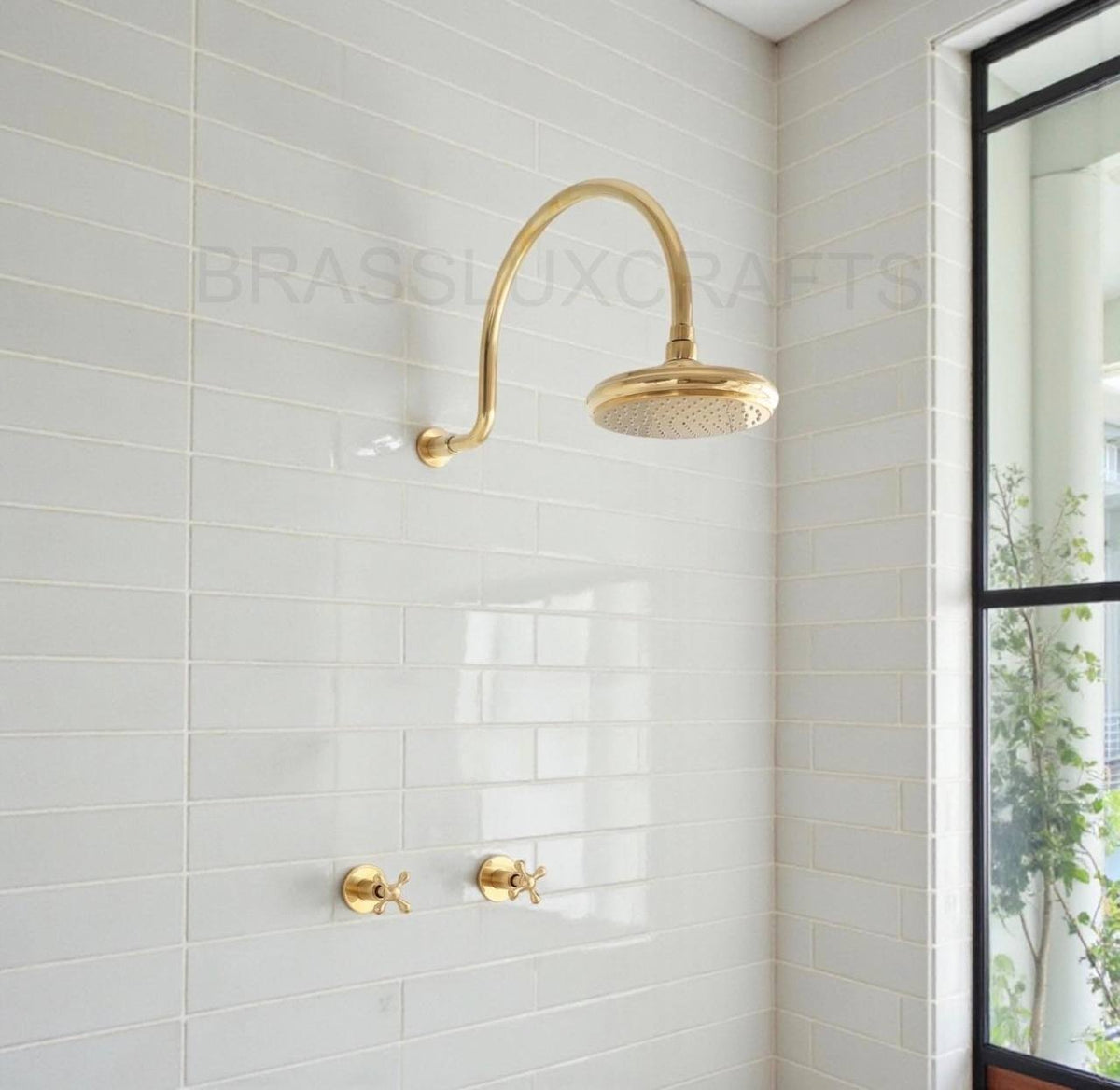 Hayward rain shower system – angled view