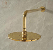 Alabama Unlacquered Brass Single Function Shower Mixer Valve
