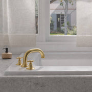 Tampa Unlacquered Brass 3-Hole Roman Tub Faucet
