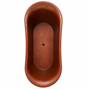 Rustic Antique Copper Freestanding Bathtub – Hand-Applied Patina