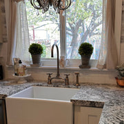 Oil-Rubbed Bronze Kitchen Bridge Faucet – Victorian Style
