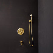 Solid Brass Thermostatic Shower System – Rain Head & Handheld