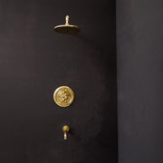 Solid Brass Thermostatic Shower System – Rain Head & Handheld