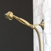 Solid Brass Shower System with Slide-Rail Handheld Sprayer