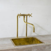 The Down Zed – Downward-Spout Brass Kitchen Faucet