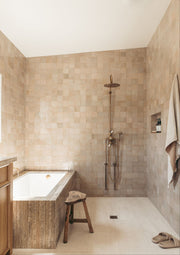 Handcrafted Brass Exposed Thermostatic Shower System