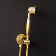 Unlacquered Brass Thermostatic Shower System – Rain Head & Handheld