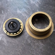 Unlacquered Brass Disposer Flange – Removable Basket Strainer