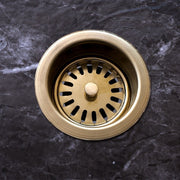 Solid Brass Garbage Disposal Flange – Removable Basket Strainer