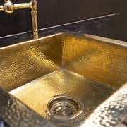 Hammered Brass Bar Sink – Undermount Kitchen Island Sink