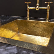 Hammered Brass Bar Sink – Undermount Kitchen Island Sink
