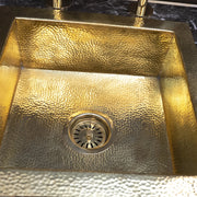 Hammered Brass Bar Sink – Undermount Kitchen Island Sink