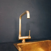 Unlacquered Brass Mixer Faucet – Foldable Spout