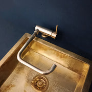 Unlacquered Brass Mixer Faucet – Foldable Spout