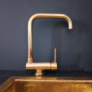 Unlacquered Brass Mixer Faucet – Foldable Spout