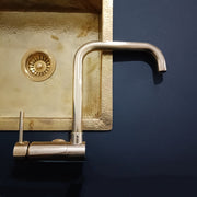 Unlacquered Brass Mixer Faucet – Foldable Spout
