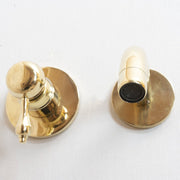 Unlacquered Brass Wall-Mounted Mixer Faucet – Single Lever