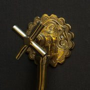 Unlacquered Brass Single-Handle Kitchen Faucet