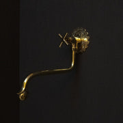Unlacquered Brass Single-Handle Kitchen Faucet