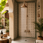 Unlacquered Copper Outdoor Shower – Handmade Showerhead