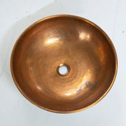 Copper & Wood Bathroom Vessel Sink