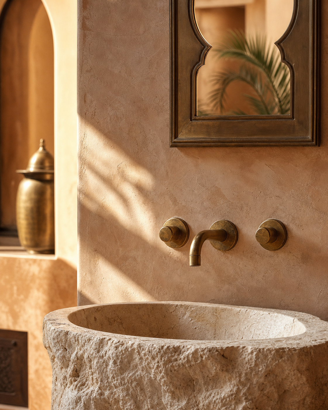 Bathroom Faucets ? handcrafted brass collection in Marrakech
