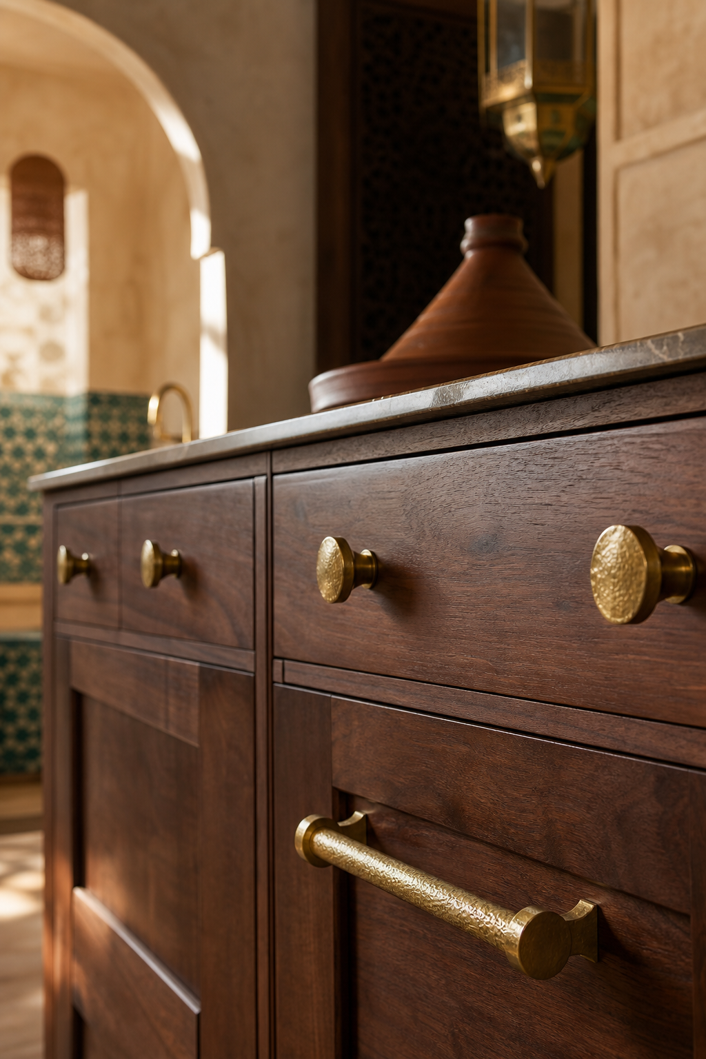Cabinet Pulls & Knobs ? handcrafted brass collection in Marrakech